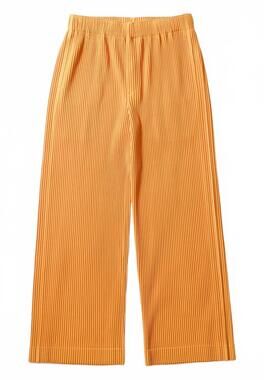 NEW ISSEY MIYAKE men's plisse monthly colors october trouser pants in pumpkin